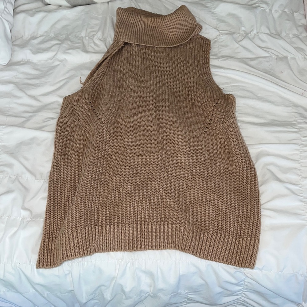 Light brown turtle neck sweater!